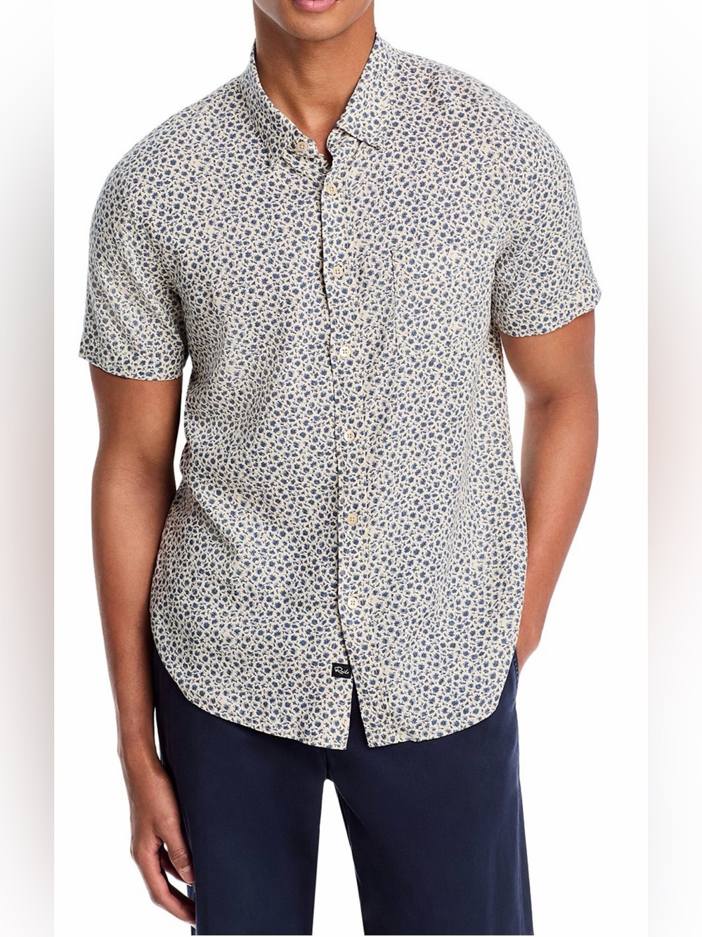 Rails Short-Sleeve Button-Down polo